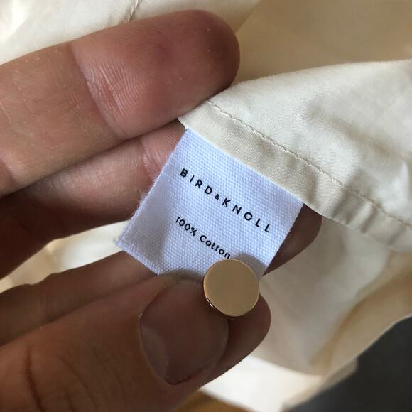 Bird & Knoll Freja Dress size XS NEW WITHOUT TAGS Coconut Cream $365 - Picture 6 of 13